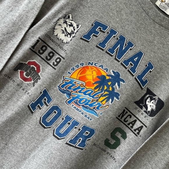 Vintage 1999 NCAA Final Four Collegiate Logo Tshirt Vintage Rare Sports Jersey - Picture 5 of 8